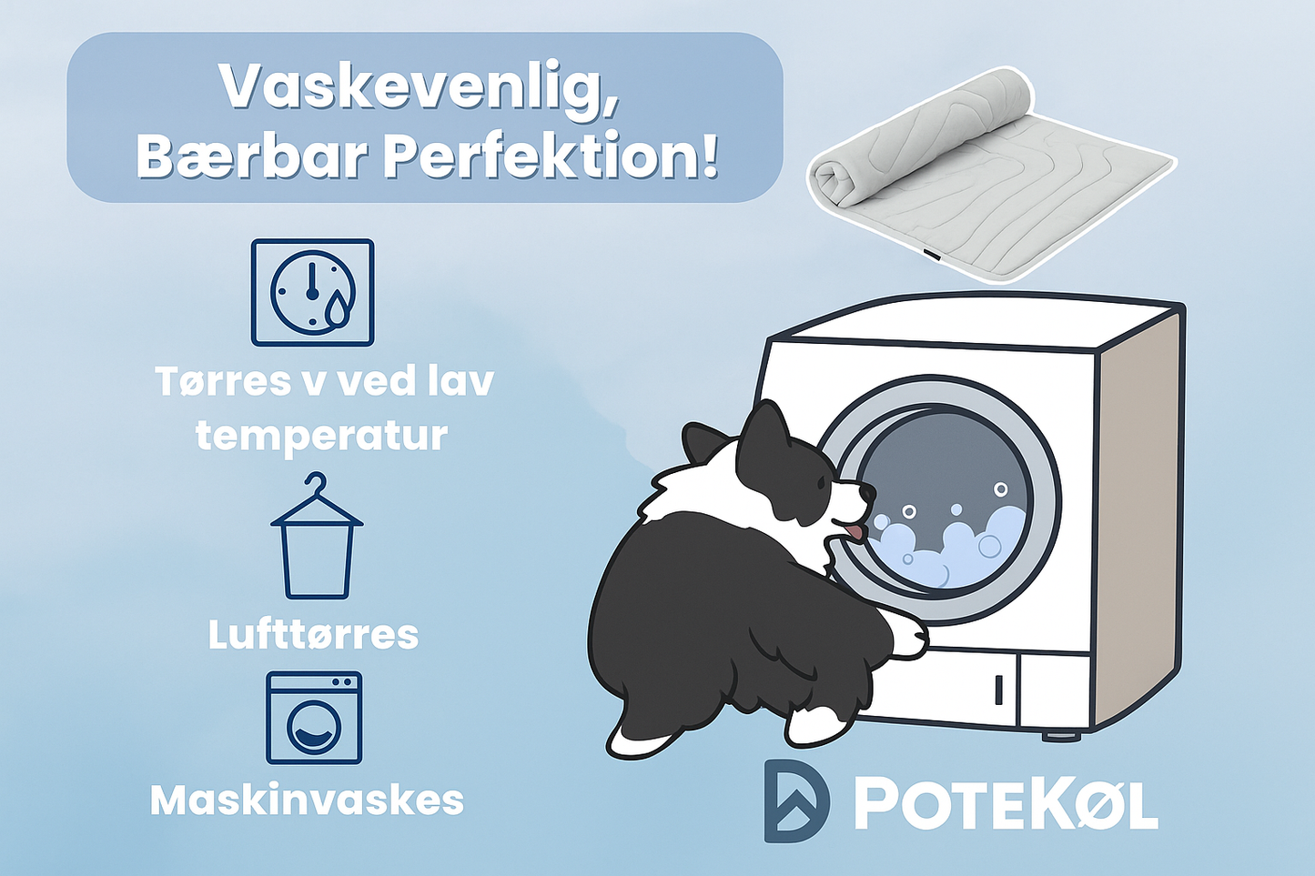 PoteKøl™ – Den Smarte Kølemåtte til Din Hund
