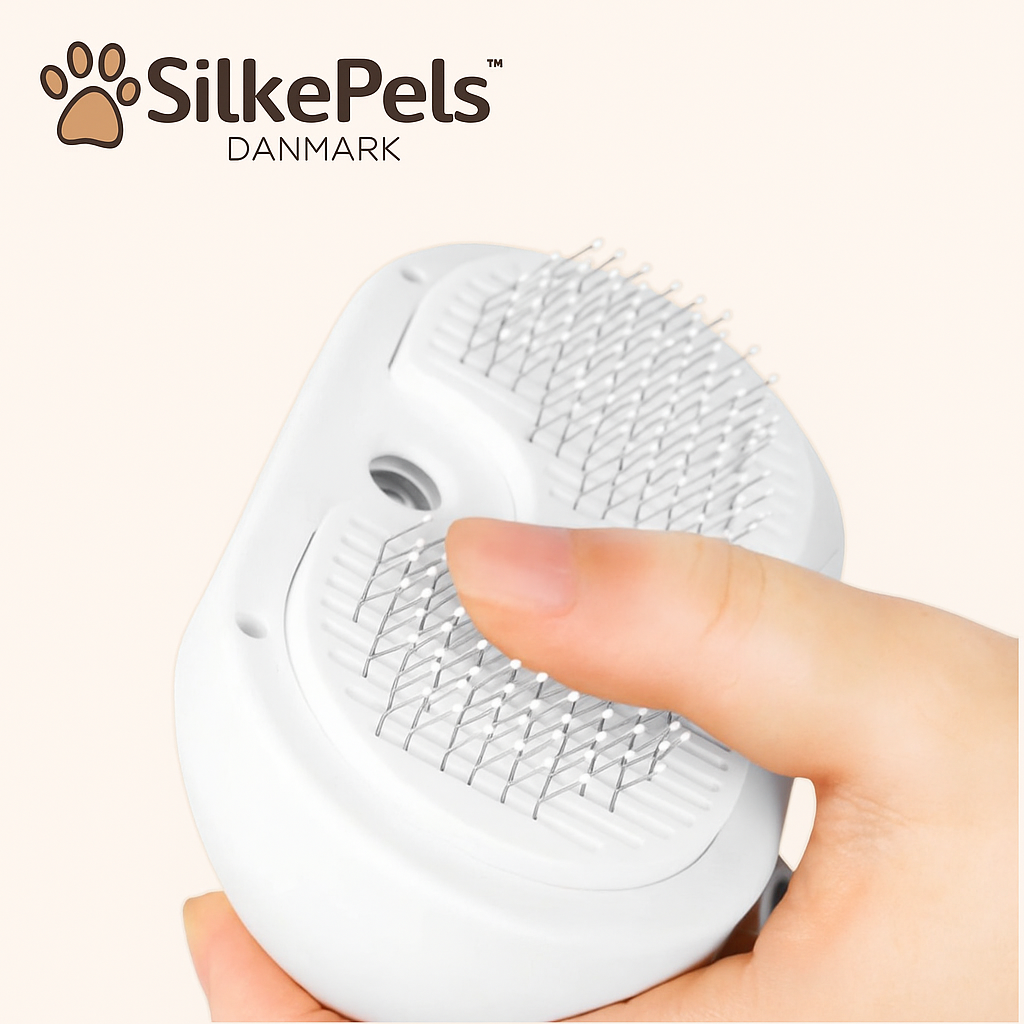 SilkePels™ Steami Pro - Professionel pels plejebørste til kæledyr