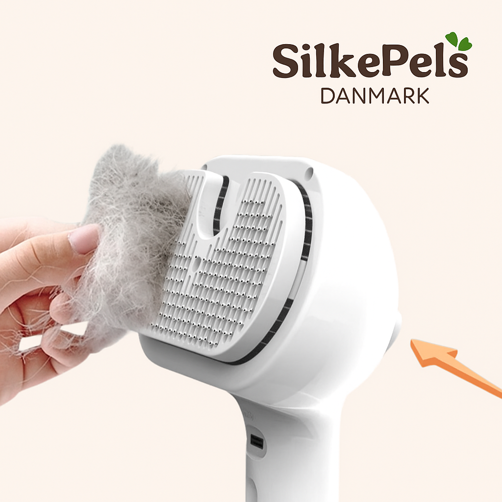 SilkePels™ Steami Pro - Professionel pels plejebørste til kæledyr