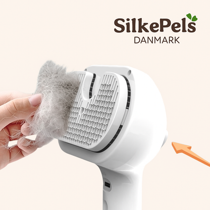 SilkePels™ Steami Pro - Professionel pels plejebørste til kæledyr